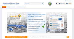 Desktop Screenshot of elektromotoren.com
